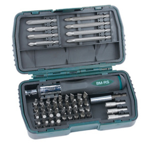 BRÜDER MANNESMANN Kit d'embouts, 53 pièces, boîte plastique