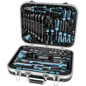 QUANTOOL Jeu d'outils, mallette de 120 pièces