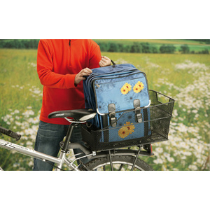 FISCHER Panier de vélo 'BIG' pour porte-bagage, noir