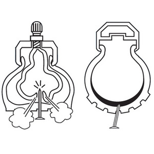 FISCHER Pneu de vélo pour enfants, increvable, 12' (30,48cm)