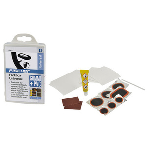 FISCHER Kit de réparation universel pour vélo, 16 pièces