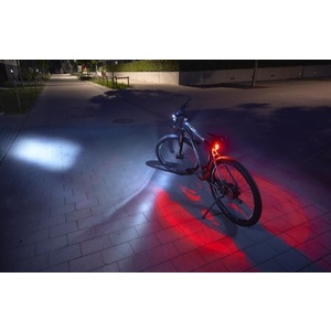 FISCHER Kit d'éclairage LED USB pour vélo TWIN, rechargeable