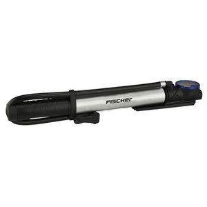 FISCHER Mini-pompe à air 2 en 1, pour tous types de valve