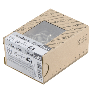 suki. Vis à t'le 4,5x25 mm, PZ2, 25 pièces