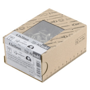 suki. Vis étanches 4,5x65 mm, PZ2, 100 pièces