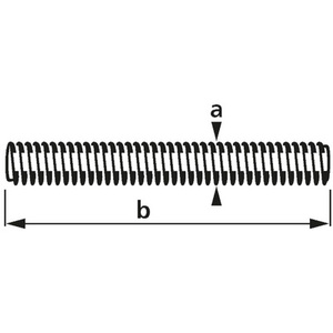 suki. Tige filetée M8x1.000 mm, PH2, acier galvanisé