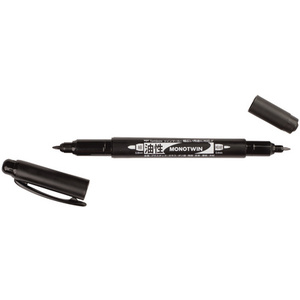 Tombow Feutre double pointe MONO twin, noir