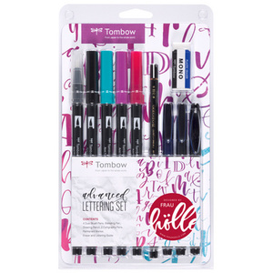 Tombow Kit de calligraphie 'advanced', kit de 10