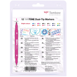 Tombow Feutre double pointe 'TwinTone' Bright Colours