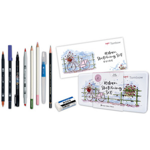TOMBOW Kit Urban Sketching, 10 pièces