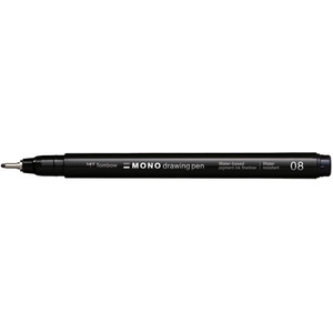 Tombow Feutre fin MONO drawing pen, largeur de tracé 06