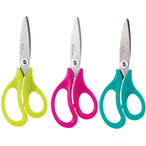 PLUS JAPAN Ciseaux, rond, longueur: 145 mm, présentoir de 24