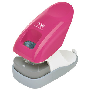 PLUS JAPAN Agrafeuse SL-112A sans agrafe, rose