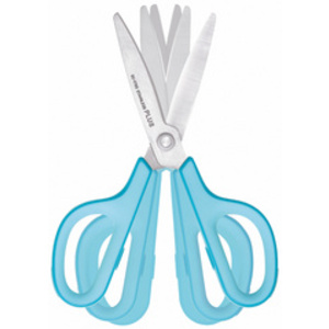 PLUS JAPAN Ciseaux universels FITCUT CURVE, 175 mm, bleu