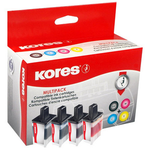 Kores Multi-Pack encre G1525KIT remplace brother LC-123BK/