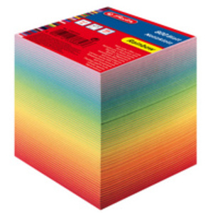herlitz Bloc-notes cube, 90 x 90 mm, 80 g/m2, blanc  - 21692