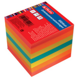 herlitz Bloc cube, 90 x 90 mm, coloré  - 21684