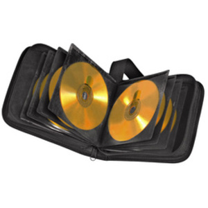 hama Etui pour CD/DVD, nylon, pour 104 CD/DVD, noir