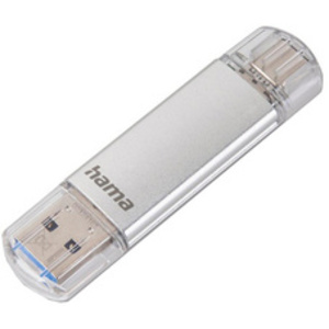 hama Clé USB 3.0/3.1 'C-Laeta', 32 GB, argent