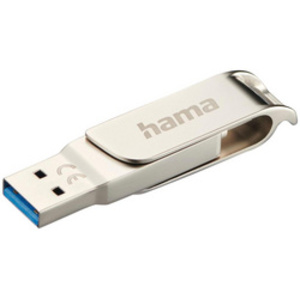 hama Clé USB 3.0/3.1 'C-Rotate Pro', 64 GB, argent