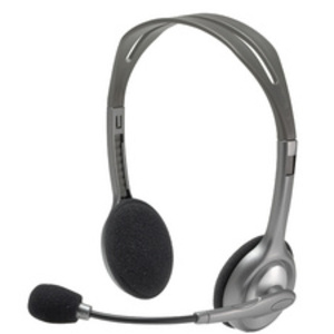 Logitech Casque stéréo H110, 2 fiches jack de 3,5 mm,