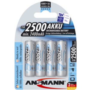 ANSMANN Pile rechargeable NiMH maxE, Mignon (AA), 2.500 mAh