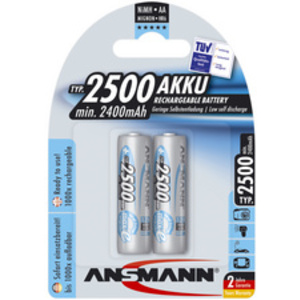 ANSMANN Pile rechargeable NiMH maxE, Mignon (AA), 2.500 mAh