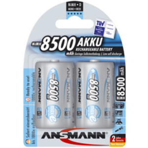 ANSMANN Pile rechargeable NiMH maxE, Mono (D), 8.500 mAh