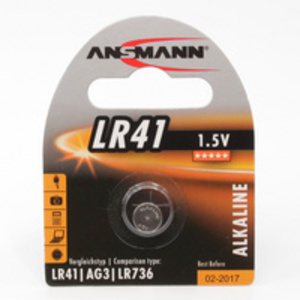 ANSMANN Pile bouton alcaline 'LR44', 1,5 Volt (V13GA)