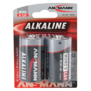 ANSMANN Pile alcaline 'RED', Mono D, blister de 2