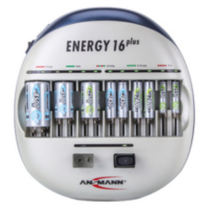 ANSMANN Chargeur 'Energy 16 plus', avec 2 entrées USB