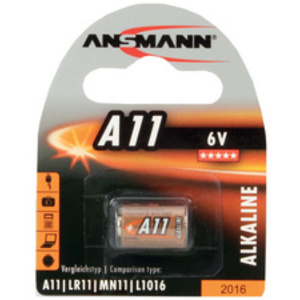 ANSMANN Pile alcaline A11, 6 Volt, blister de 1
