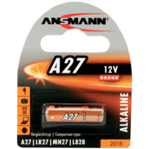 ANSMANN Pile alcaline A27, 12 Volt, blister de 1