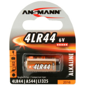 ANSMANN Pile alcaline 4LR44, 6 Volt, blister de 1