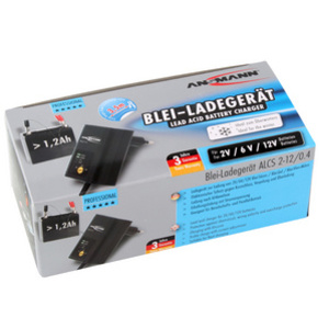 ANSMANN Chargeur pour batterie de voiture, 2 / 6 et 12 Volt