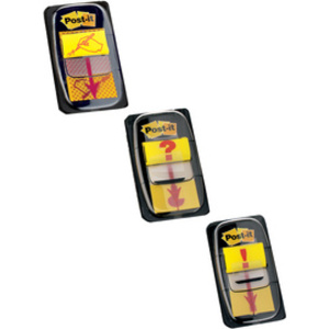 Post-it Marque-pages Index Symbole 'signature', jaune  - 21533