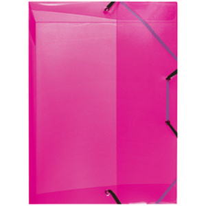 herlitz Chemise de rangement, A4, en PP, bleu translucide