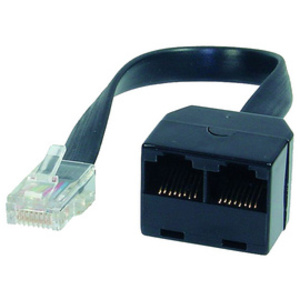 shiverpeaks BASIC-S Adaptateur ISDN en Y, noir, 0,1 m