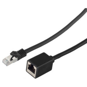 shiverpeaks BASIC-S Câble patch rallonge, Cat.6A, noir