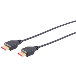 shiverpeaks BASIC-S Câble DisplayPort 1.4, slim, 1,0 m, noir