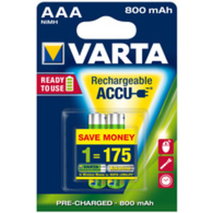 VARTA Pile NiMH 'Rechargeable Accu', Micro (AAA), 1 000 mAh