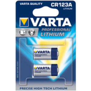VARTA Pile photo 'Lithium', CR123A, 3,0 volts, blister de 2