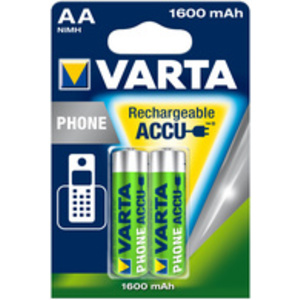 VARTA Pile pour téléphones 'RECHARGE ACCU PHONE', Mignon AA