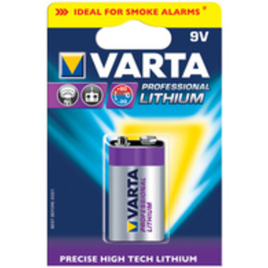 VARTA Pile au lithium Ultra Lithium, E-bloc (9V)