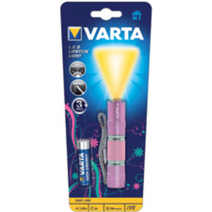 VARTA Lampe de poche 'LED Lipstick Light', avec 1 x pile AA