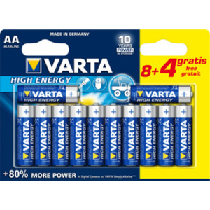 VARTA Pile alcaline Longlife Power, Mignon AA, pack éco