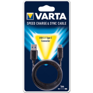 VARTA Câble de chargement & câble de données avec port USB