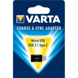 VARTA Adaptateur - micro-USB vers USB 3.1 type C
