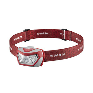 VARTA Lampe frontale LED 'Outdoor Sports H20 Pro',rouge/gris