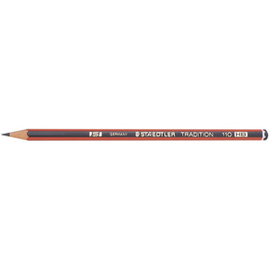 STAEDTLER Crayon tradition 110, degré dureté: 2B, hexagonal  - 11213